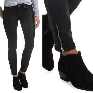Vineyard Vines Black Skinny Zipper Ankle Jean 4